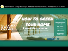 James Traynor How to Green Your Home: Presentation for the South East London Community Energy (SELCE) fully funded 4-week short course on all things energy efficient and retrofit.